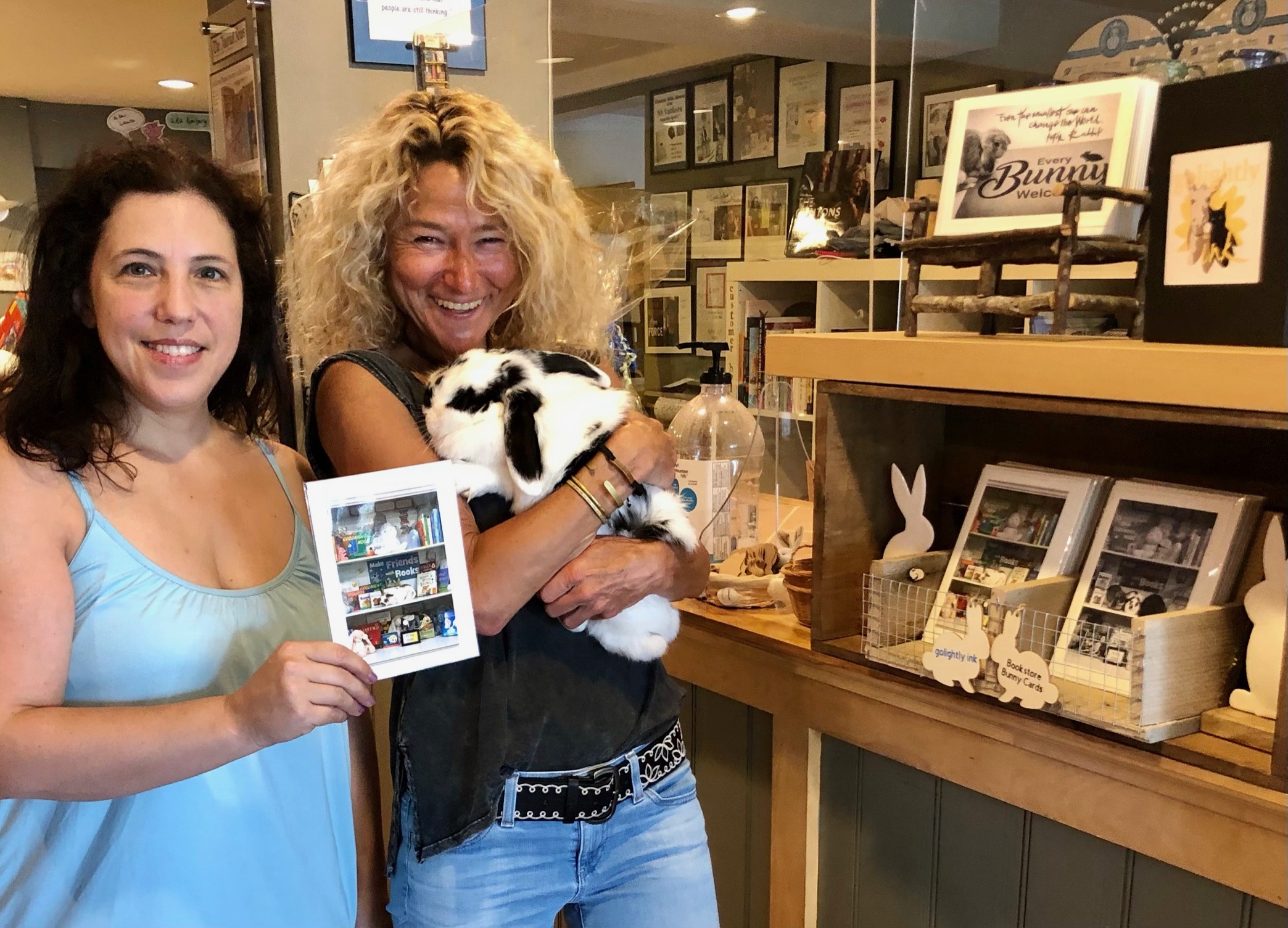 Holly Cohen at Scattered Books Bookstore with Owner Laura